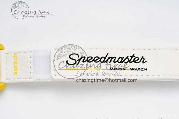 1223 Speedmaster Misson To The Sun 1:1 Best Edition Yellow Dial On Nylon Strap Quartz FlexibleFit 7855